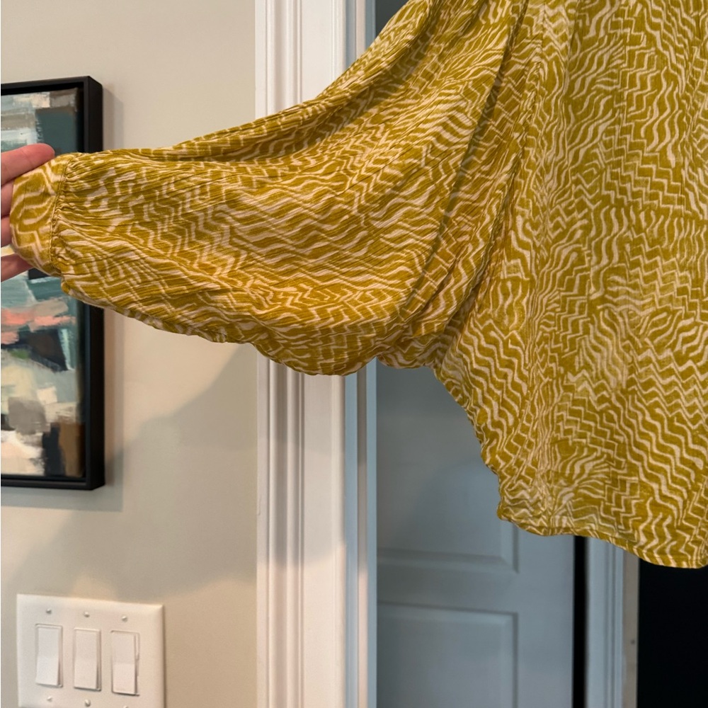 Pilcro Mustard Top - Picture 2 of 4